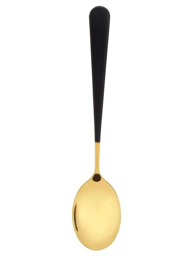Mockery Stainless Steel Soup Spoon Home Use Rounded Polished Spoon for Restaurant Household Kitchen Use Dishwasher Safe - Image 1